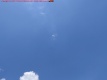 青空。凄く高いところから降下?